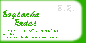 boglarka radai business card